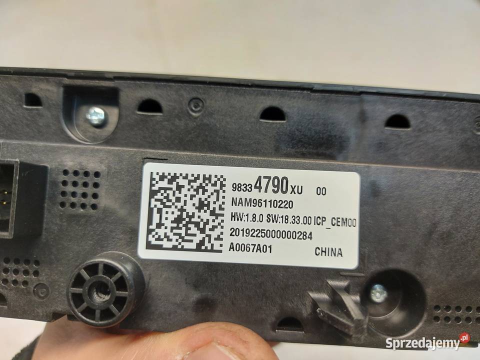 PEUGEOT 508 II Panel przełącznik radio nawiew sprzedam