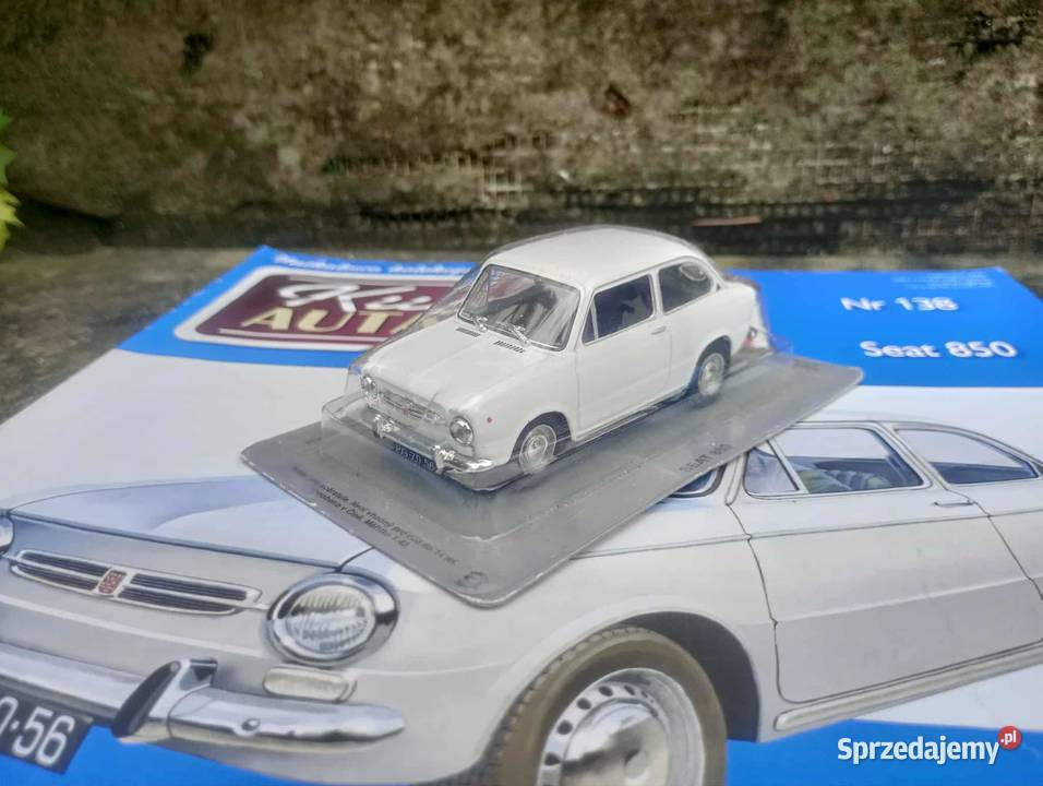 SEAT 850 fiat deagostini kultowe auta PRL model mazowieckie Warszawa sprzedam