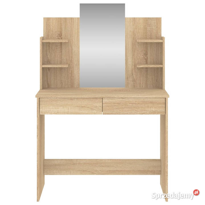 Toaletka z lustrem dąb sonoma 96x39x142 WM837576 Warszawa