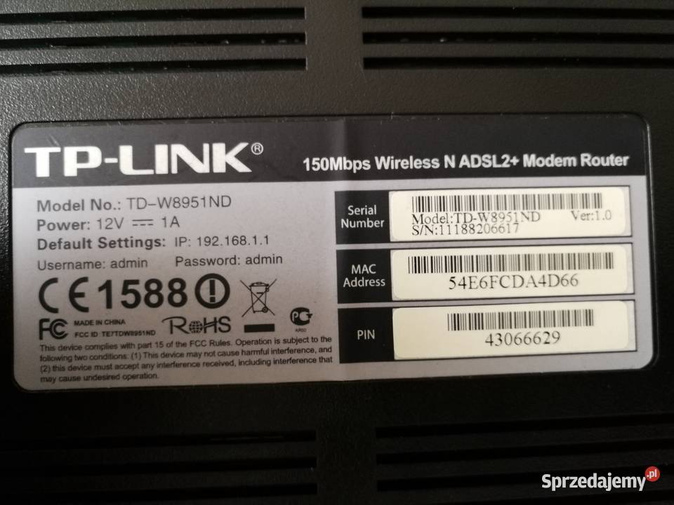 Router TPLINK TDW8951ND Ostrowiec Świętokrzyski sprzedam