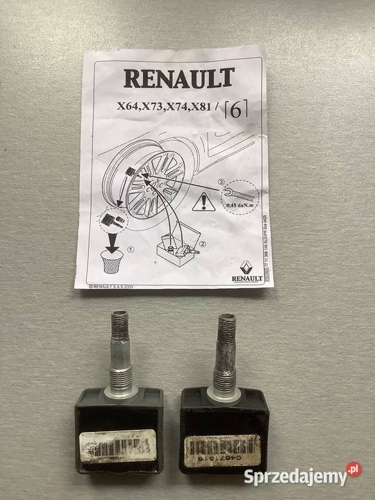 Czujnik ciśnienia powietrza koła Renault