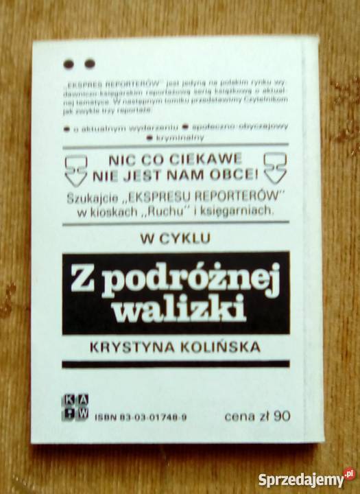 EKSPRES REPORTERÓW M IN JEJ PIERWSZA PRACA sprzedam