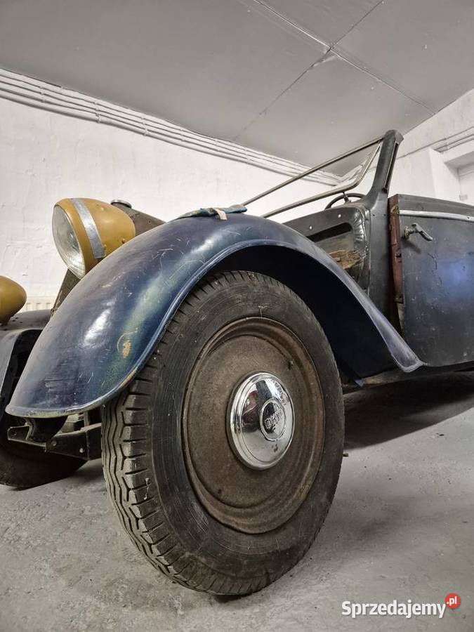 DKW F8 Cabrio Niemiec płakał mu zabierali 1939 manualna Warszawa