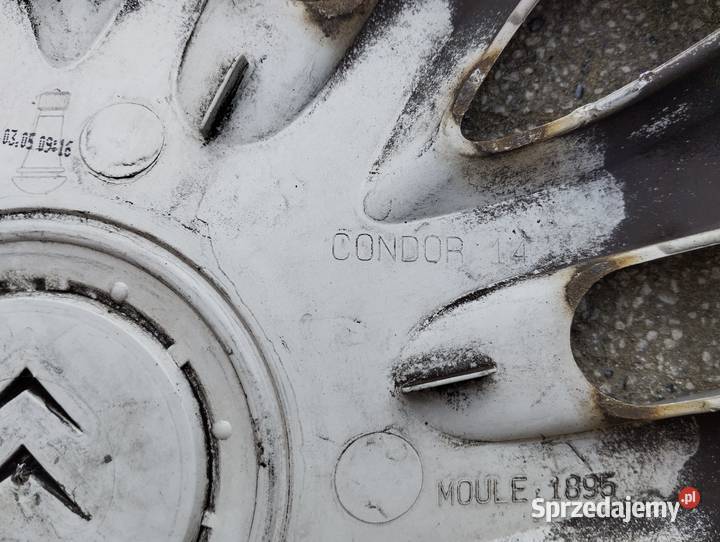 Kołpak Citroen 14 Condor 9645379980 pojedyncza Kamieniec