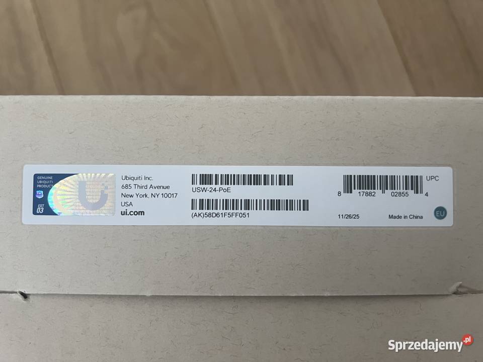 Ubiquiti USW24POE pomorskie Gdańsk
