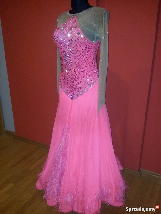 BOGATO zdobiona sukienka do tańca BAS TANIO Kluczbork