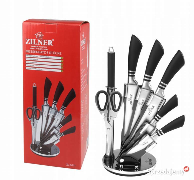 Noże na stojaku ala Versace