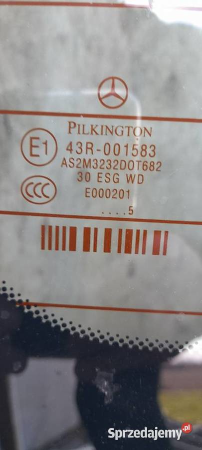 Mercedes W169 szyba tyl Gdańsk