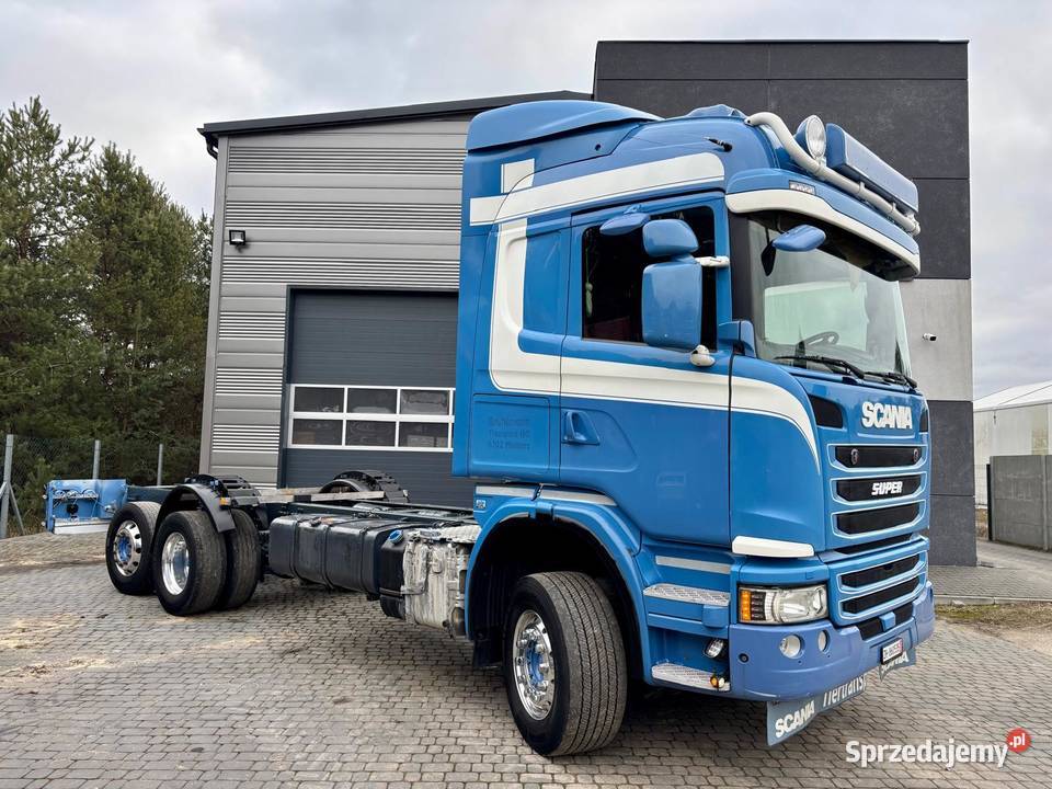Ciężarówka podwozie Scania G 490 6x2 rama pod Biłgoraj
