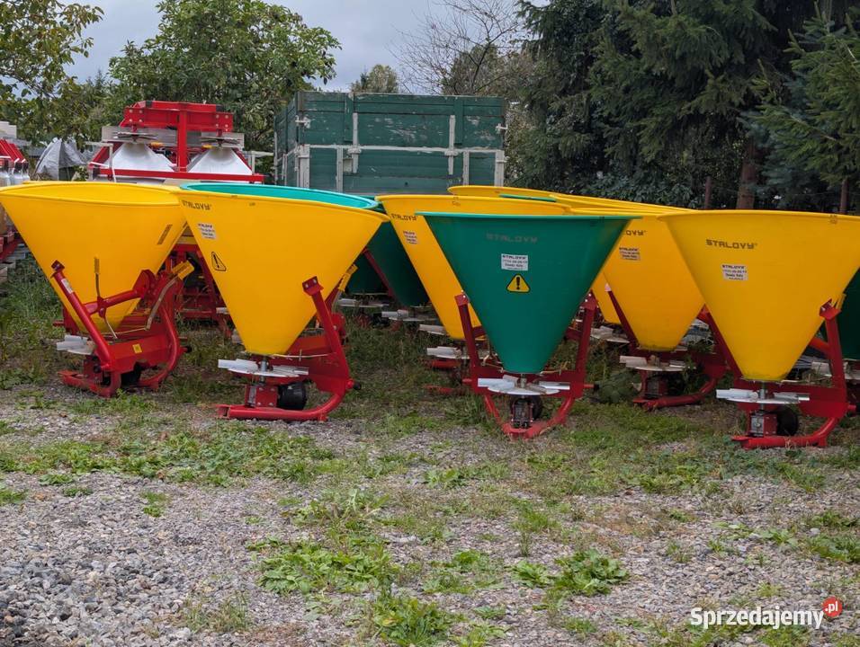 STALOVY Rozsiewacz nawozu lejek dwutarczowy 300L nieuszkodzony Barchaczów sprzedam