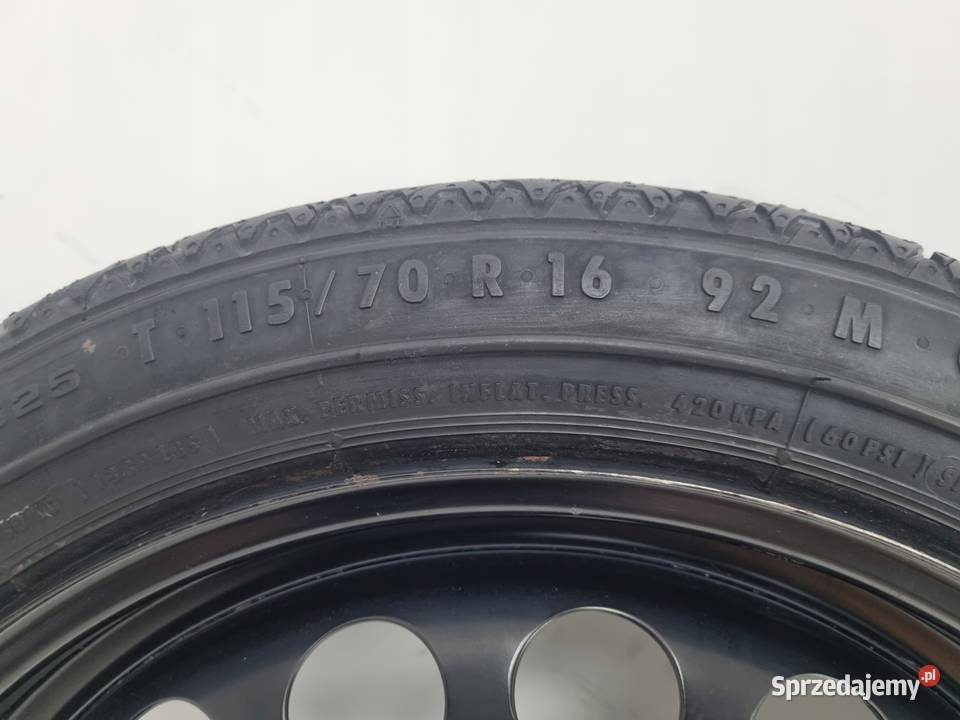 KOŁO ZAPASOWE DOJAZDOWE Opel Astra J K 11570 R16 Chełm