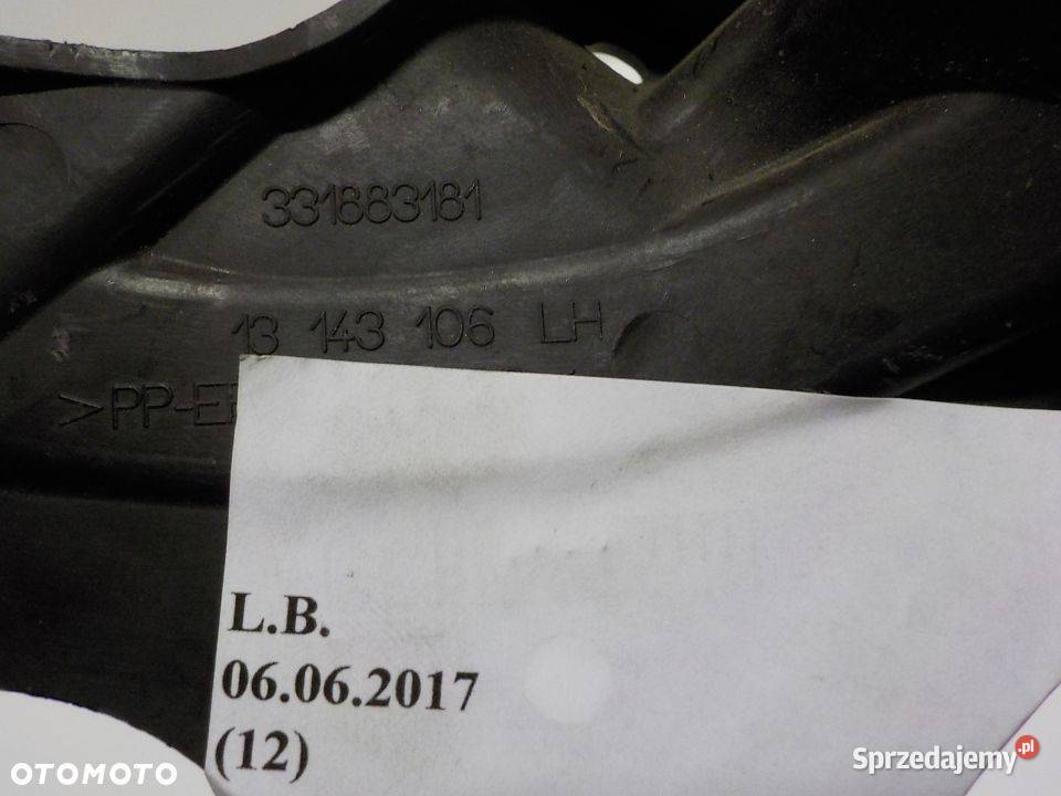 ŚLIZG LEWY TYŁ OPEL ASTRA H KOMBI 13143106 osobowe Nowy Tomyśl