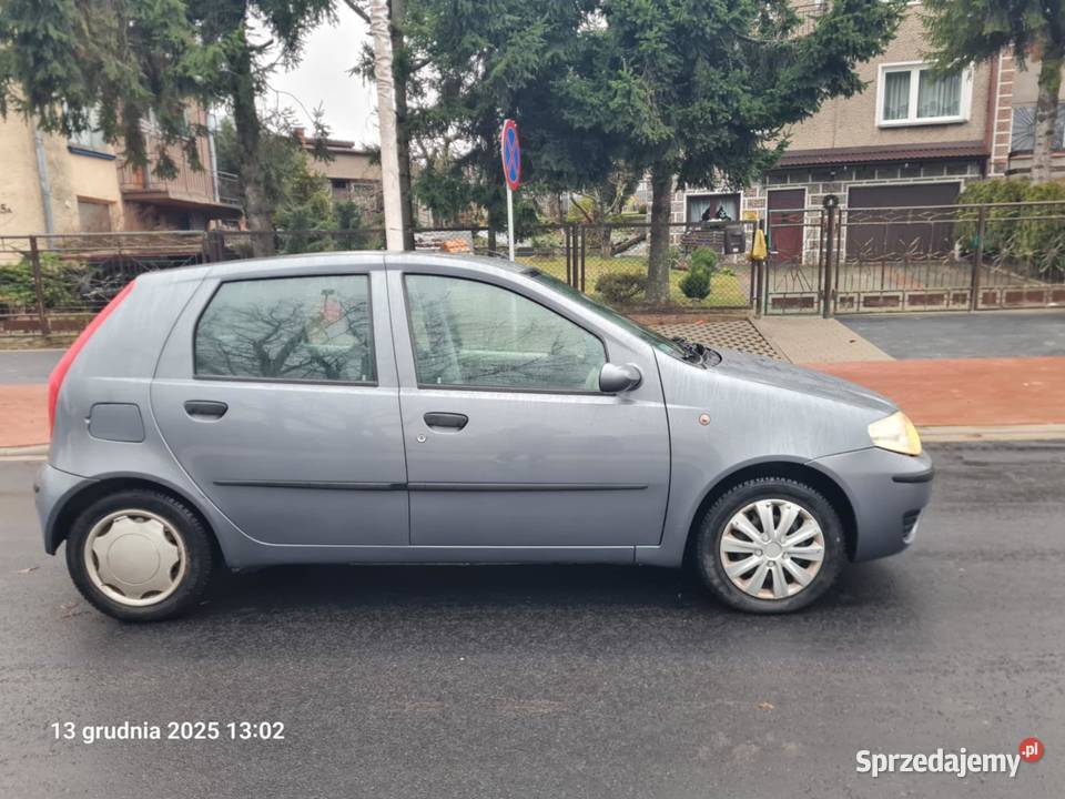 FIAT PUNTO ładny z klimą 2003r nieuszkodzony Grajewo sprzedam