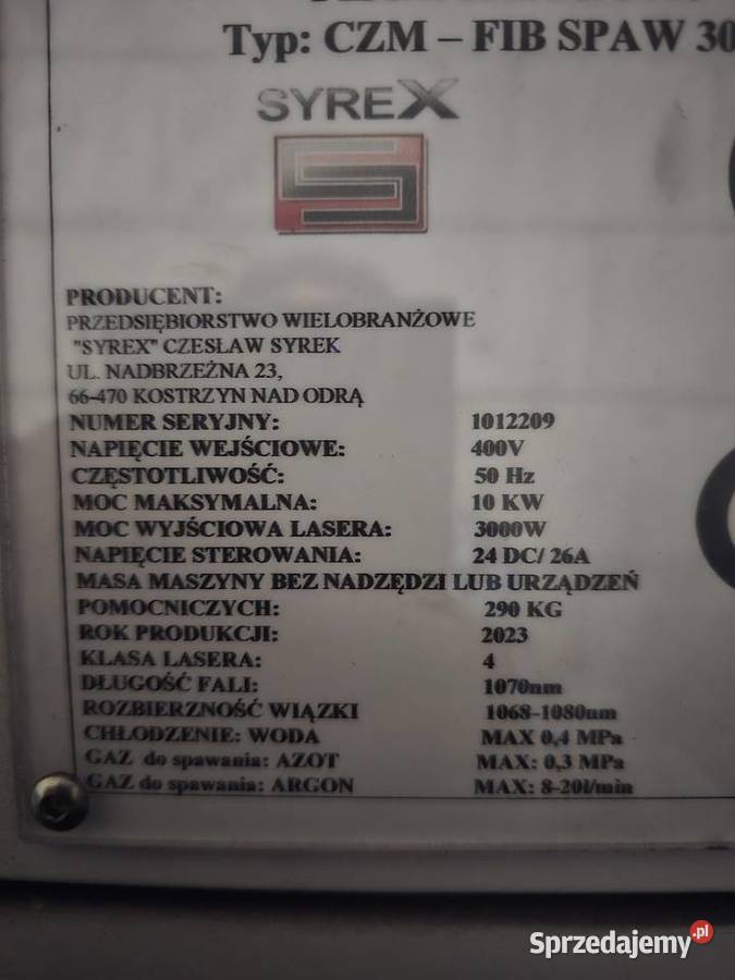Professionalna spawarka laserowa 3kW Fiber 3w1 4 Lubanie