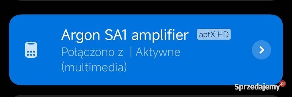 Wzmacniacz Argon Audio SA1 aptX HD usterka Pszczyna