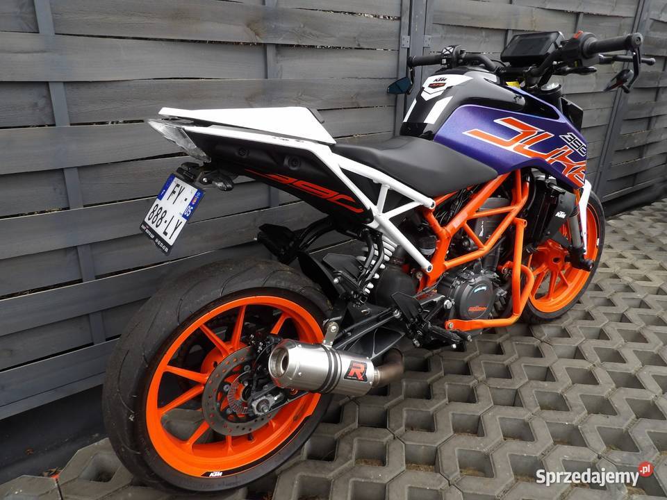 KTM Duke 390 A2 34kW ABS dodatki transport RATY 30000km Grójec sprzedam