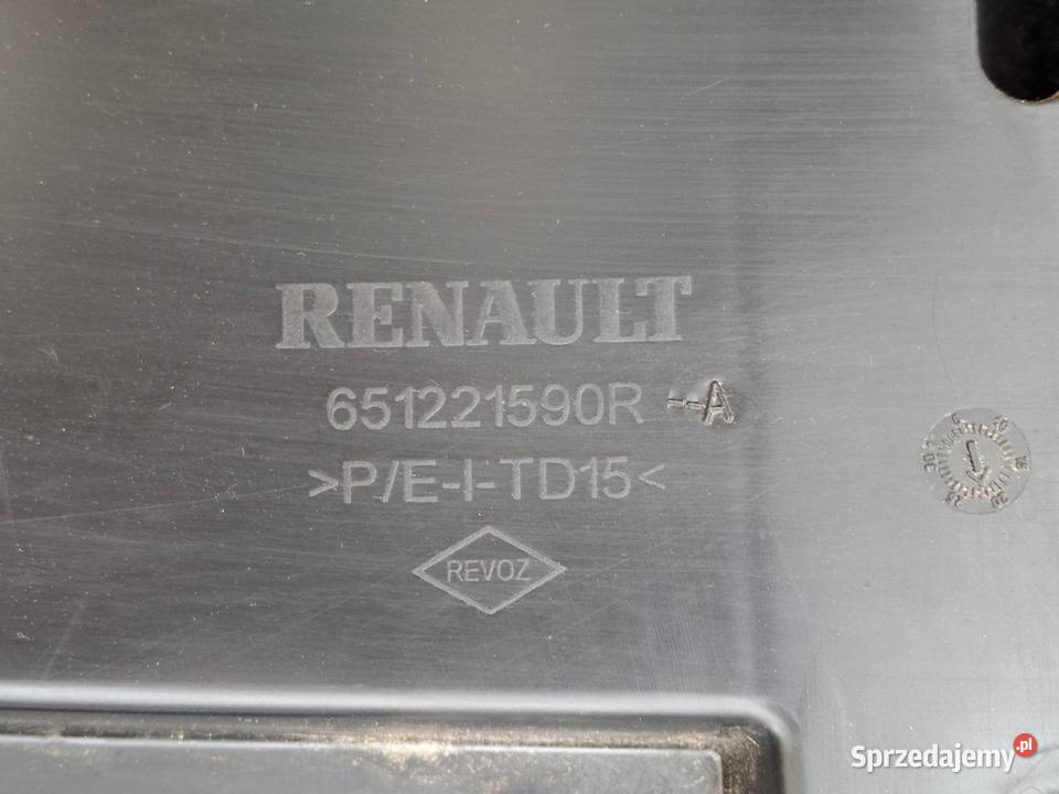 RENAULT TWINGO III MASKA POKRYWA SILNIKA osobowe Bieleń