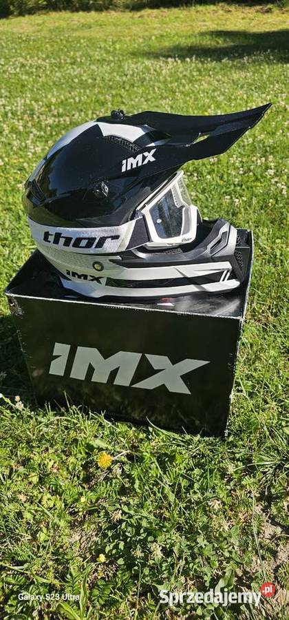 Kask motocyklowy enduro XL