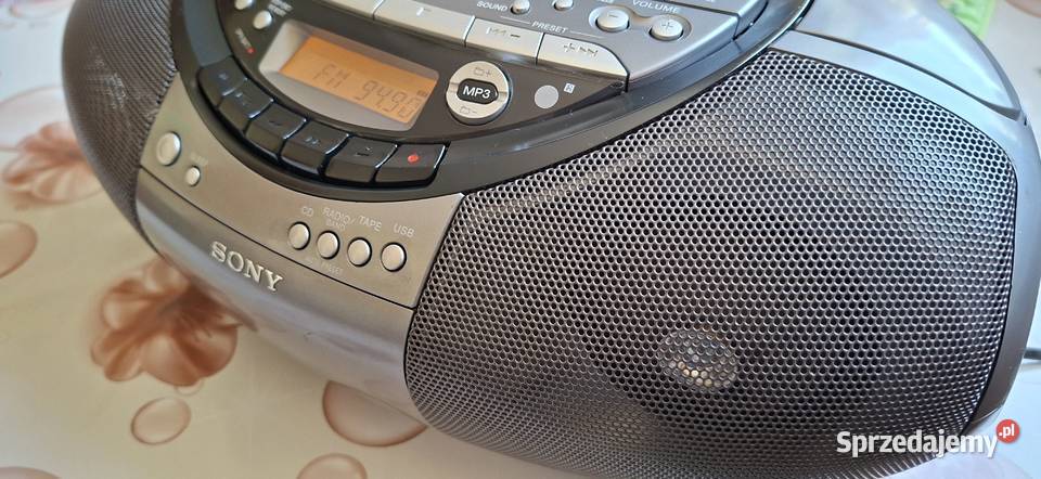 Radiomagnetofon Sony CFDRS60CP CD USB stan Kielce