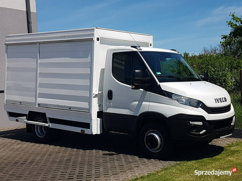 Iveco 70C18 KONTENER ROLETY BOK DO TRANSPORTU Poręba