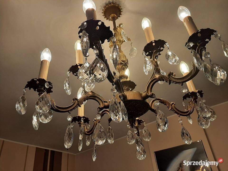 Żyrandol dwupoziomowy 6ramienny Gdańsk