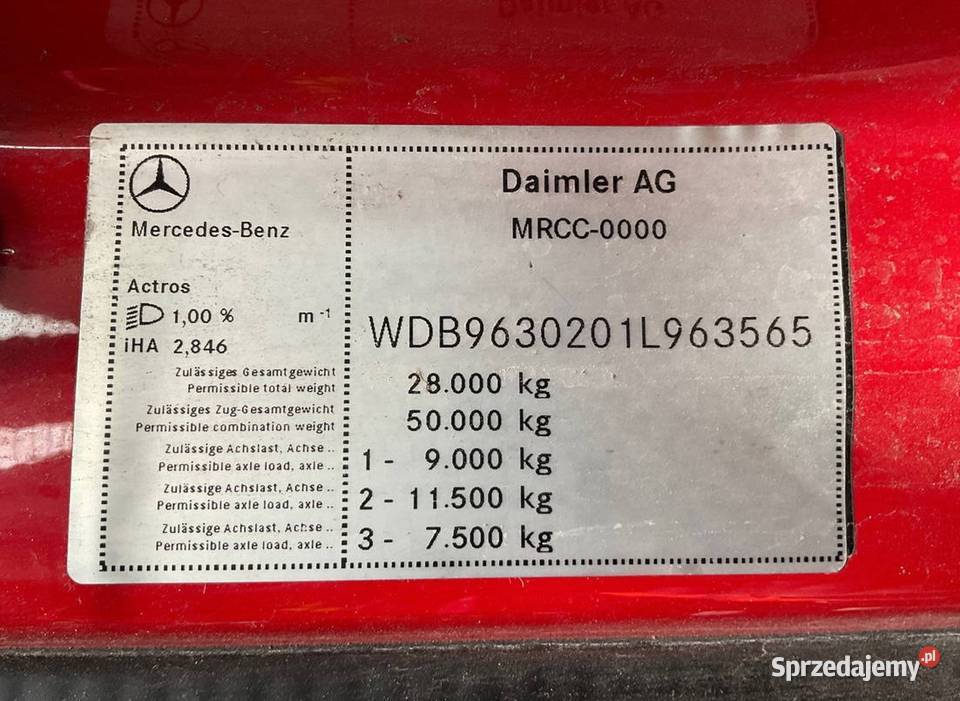 Hakowiec Mercedes Xsawier mazowieckie Warszawa