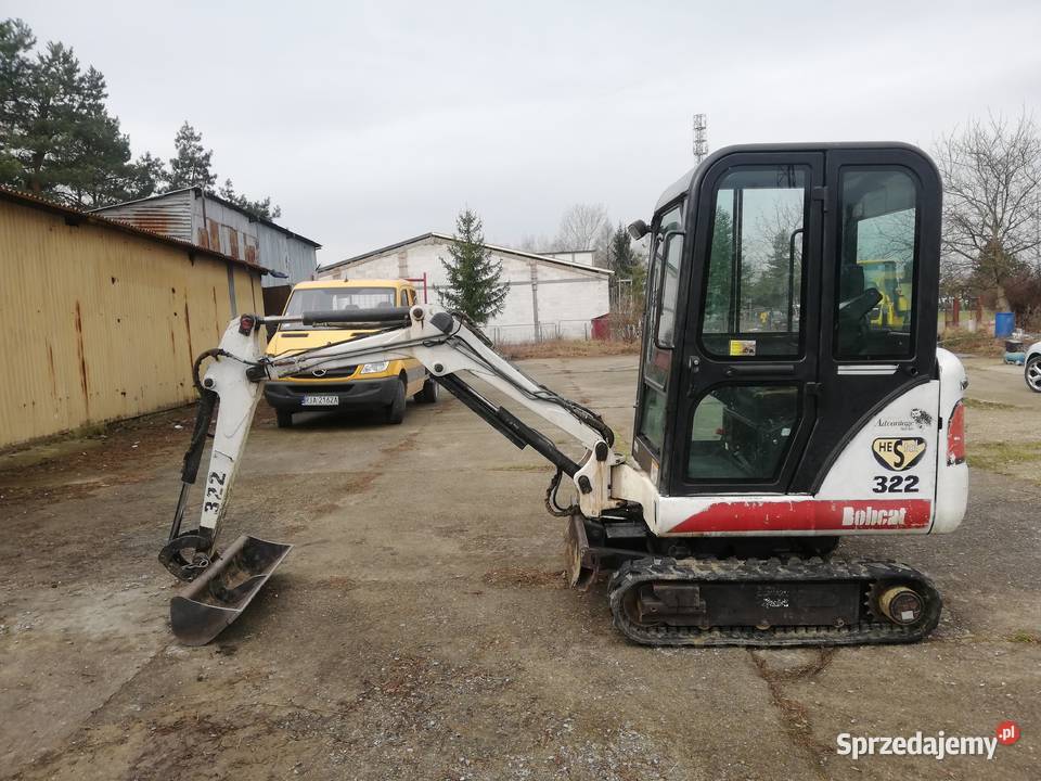 Koparka BOBCAT 322 Dodatkowy osprzęt Jarosław