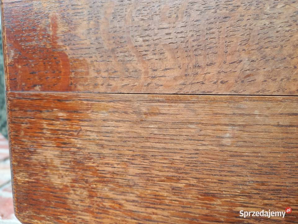 Kwietnik dębowy drewniany Stojak na kwiatek