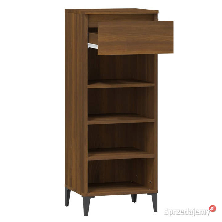 Szafka na buty brązowy dąb 40x36x105 WM819787 Warszawa