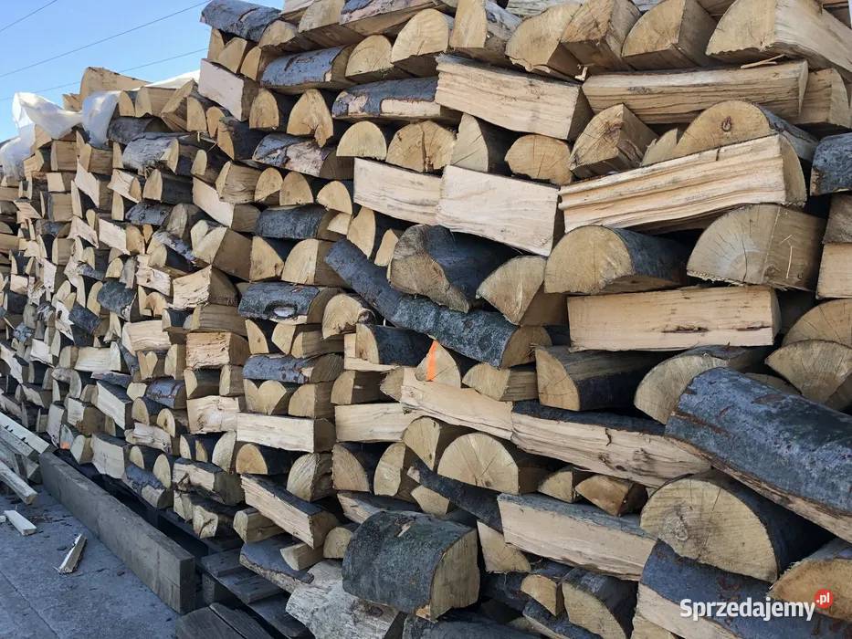 Drewno kominkowe i opałowe połupane sezonowane Kostrzyn nad Odrą sprzedam