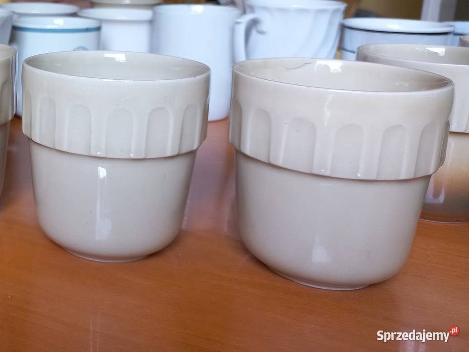 Kubek bez ucha Tułowice PRL Porcelana i szkło łódzkie Zgierz