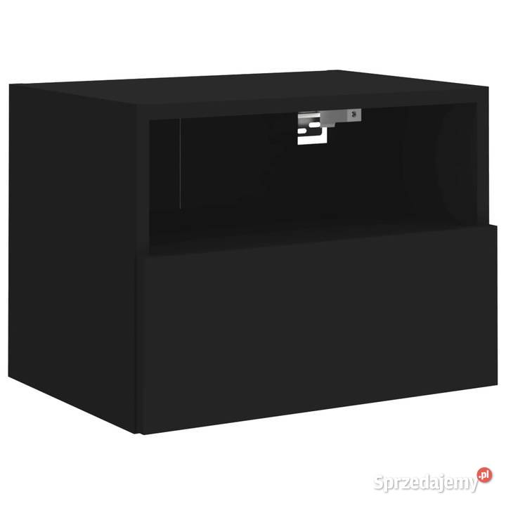 vidaXL Ścienna szafka TV czarna 40x30x30 Warszawa