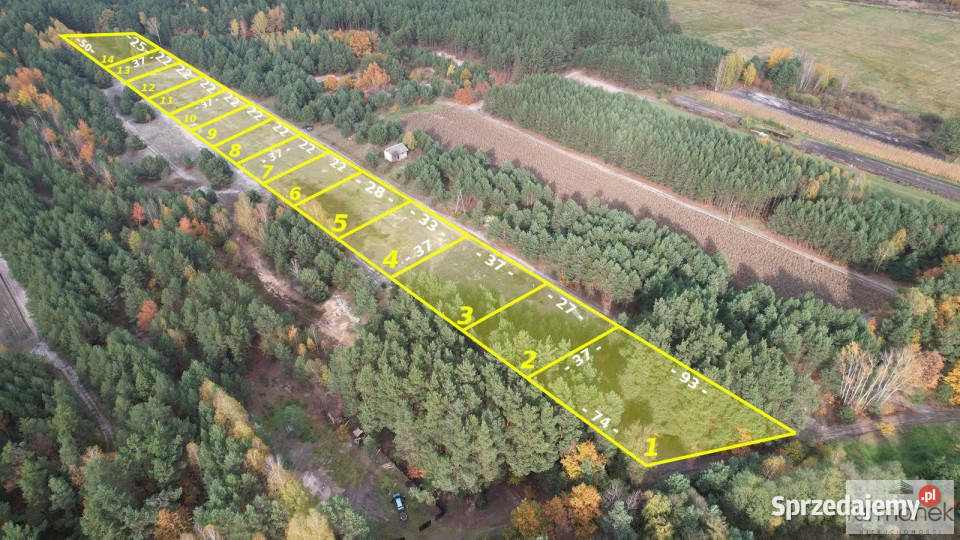 Sprzedaż działki 799m Ruda Solska lubelskie