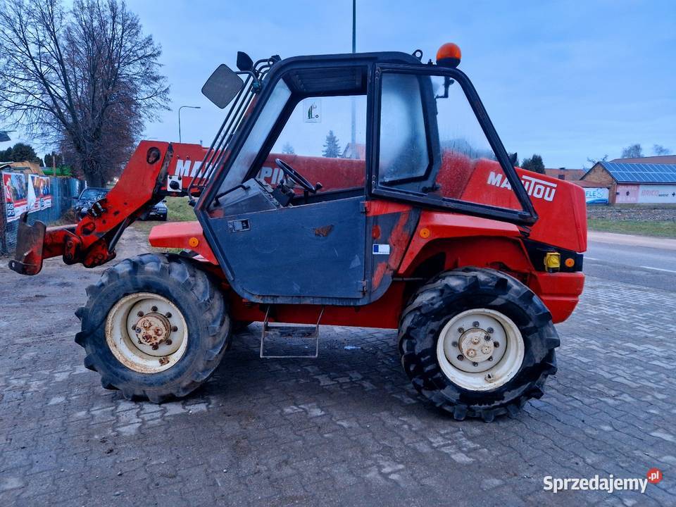 Manitou MLT 523 C 1995r małe gabaryt Perkins JCB Rolnictwo Dobrzyniewo Duże
