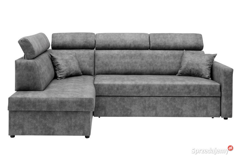 Narożnik Szary Duży z Funkcją Spania WOJTEK II Rzeszów