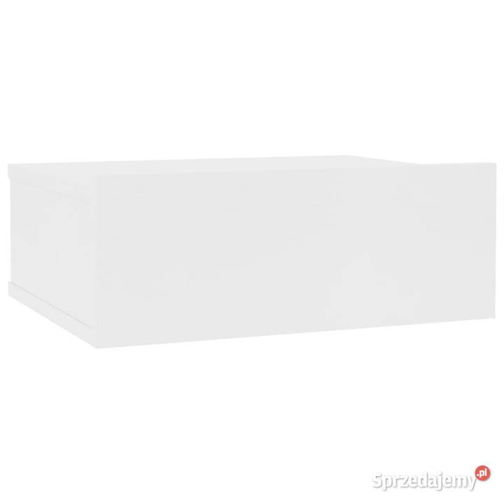 Wisząca szafka nocna biała 40x30x15 materiał mazowieckie Warszawa
