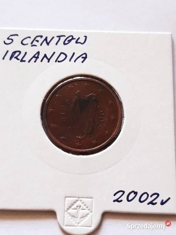 5 Eurocentów Irlandia 2002 r