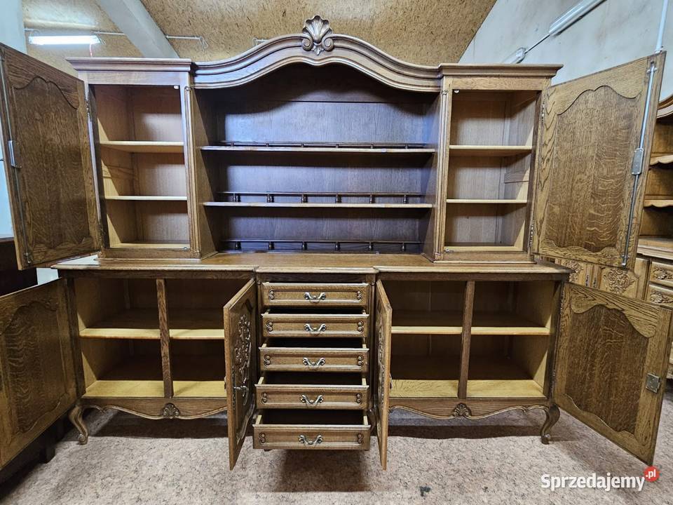Ładny Duży kredens ludwikowski Francja 1 Nowy Sącz