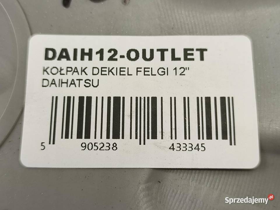 KOŁPAK DEKIEL FELGI 12 DAIHATSU PACIFIC lubelskie
