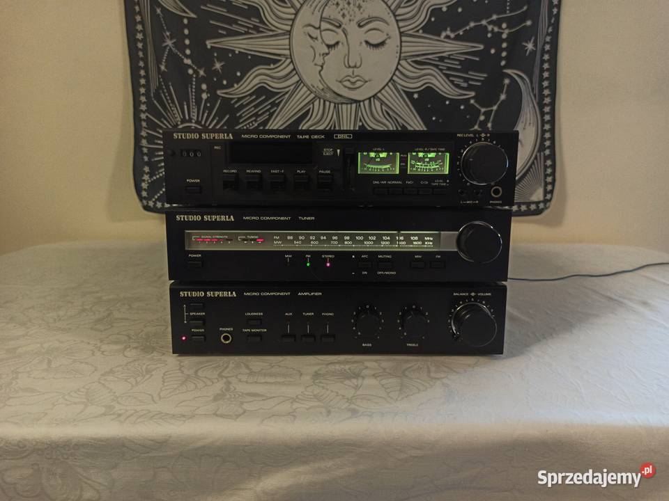 Wieża miniwieża STUDIO SUPERLA ładny zestaw Kamienna Góra