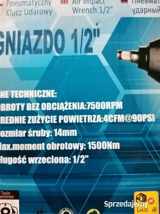 sprzedam klucz udarowy pneumatyczny BP4302 Chorzów