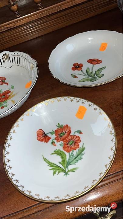 Miseczka Maki Bohemia Dekor ręcznie domalowany pomorskie Gdańsk
