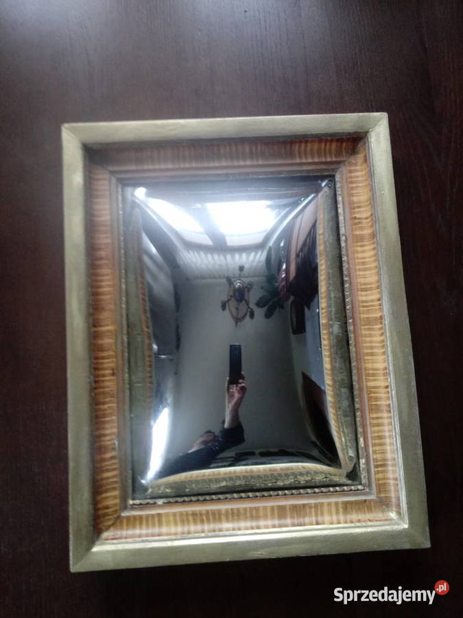wypukłe lustro w stylu angielskim antyczne Piotrówek sprzedam