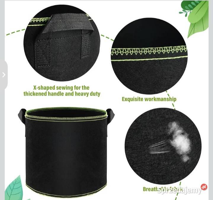 5 worków na rośliny o pojemności 30 litrów Rośliny okopowe dolnośląskie Olszyna sprzedam