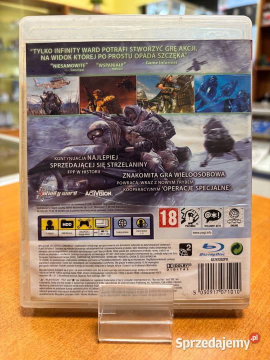 Gra Call of Duty Modern Warfare 2 3 PlayStation warmińsko-mazurskie Elbląg