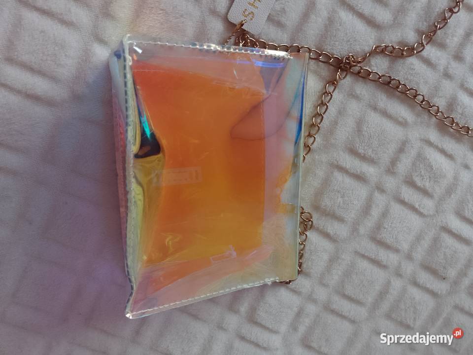 SHEIN Hologramowa torebka listonoszka wieczorowa Kraków