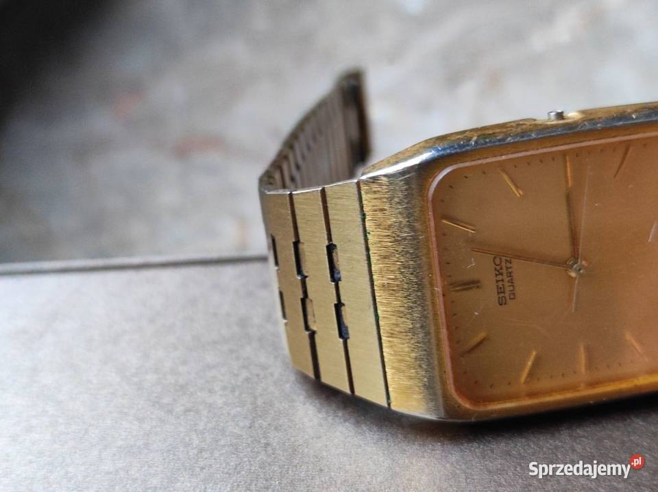 seiko quartz okazja unikat zegarek złota Uniseks