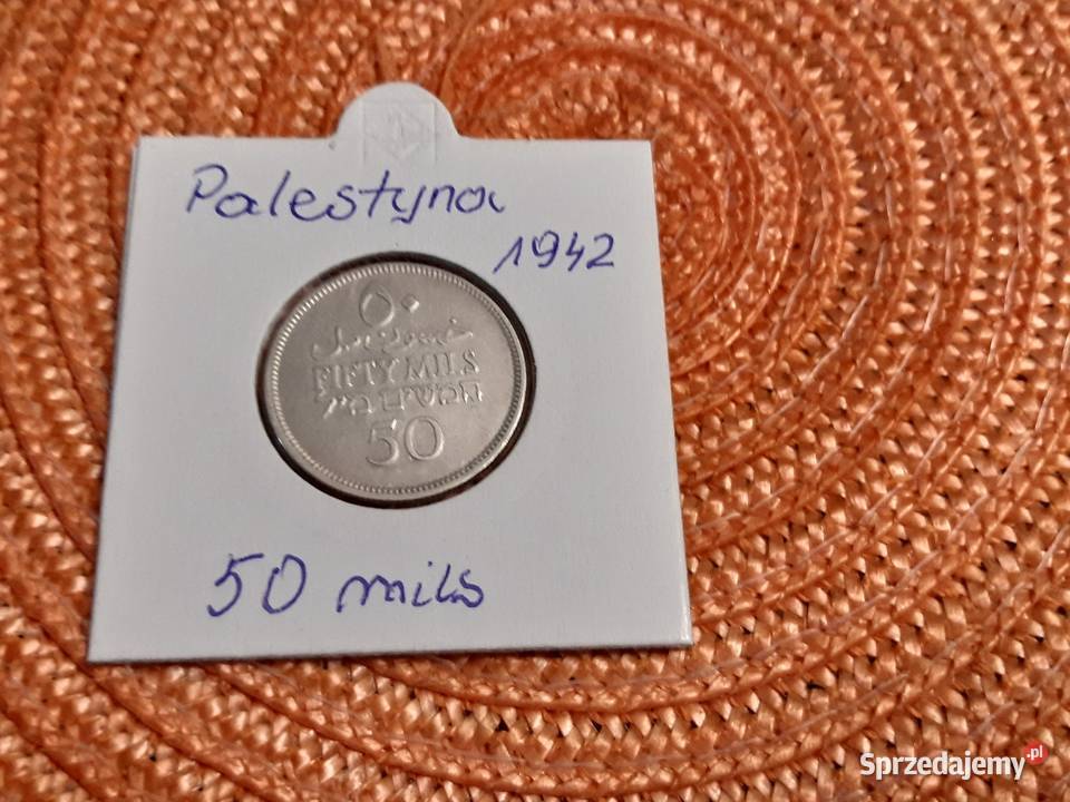 moneta srbena Palestyny z 1942r