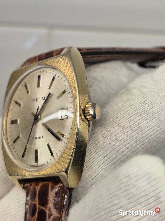 Piękny zegarek mechaniczny Au 10 PRIM