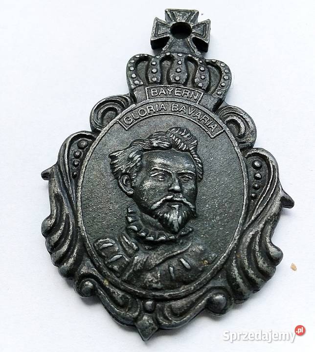 MEDAL 150 KENIG VON BAYRN GLORIA BAVARIA DUŻY Numizmatyka Legionowo